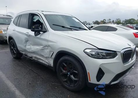 2023 BMW X3 Sdrive30I из США, поврежденный, VIN 5UX43DP00P9P98199